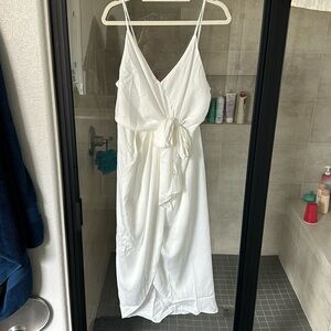 White cocktail dress